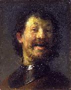 REMBRANDT Harmenszoon van Rijn The laughing man Spain oil painting artist